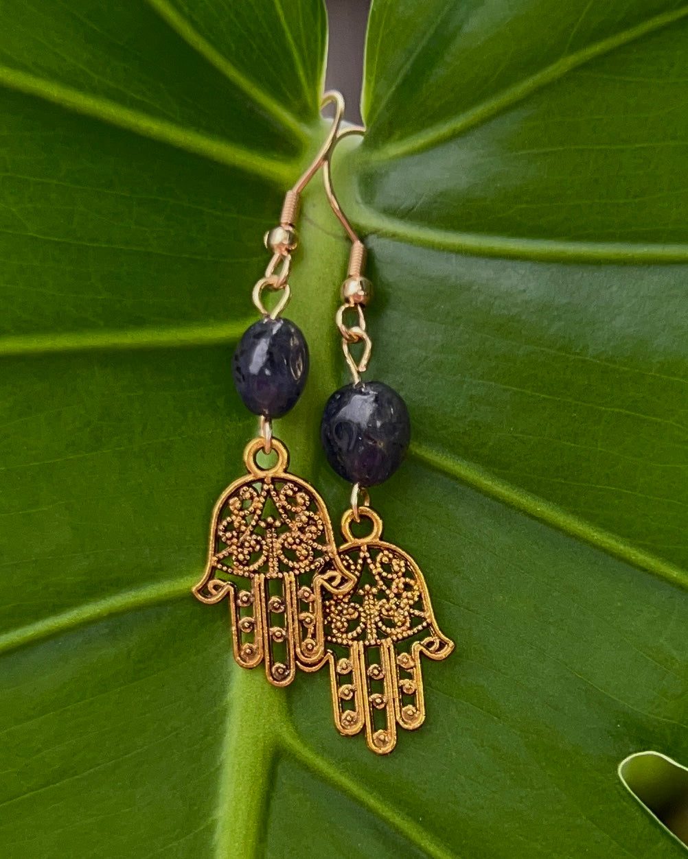 Hamsa Earrings