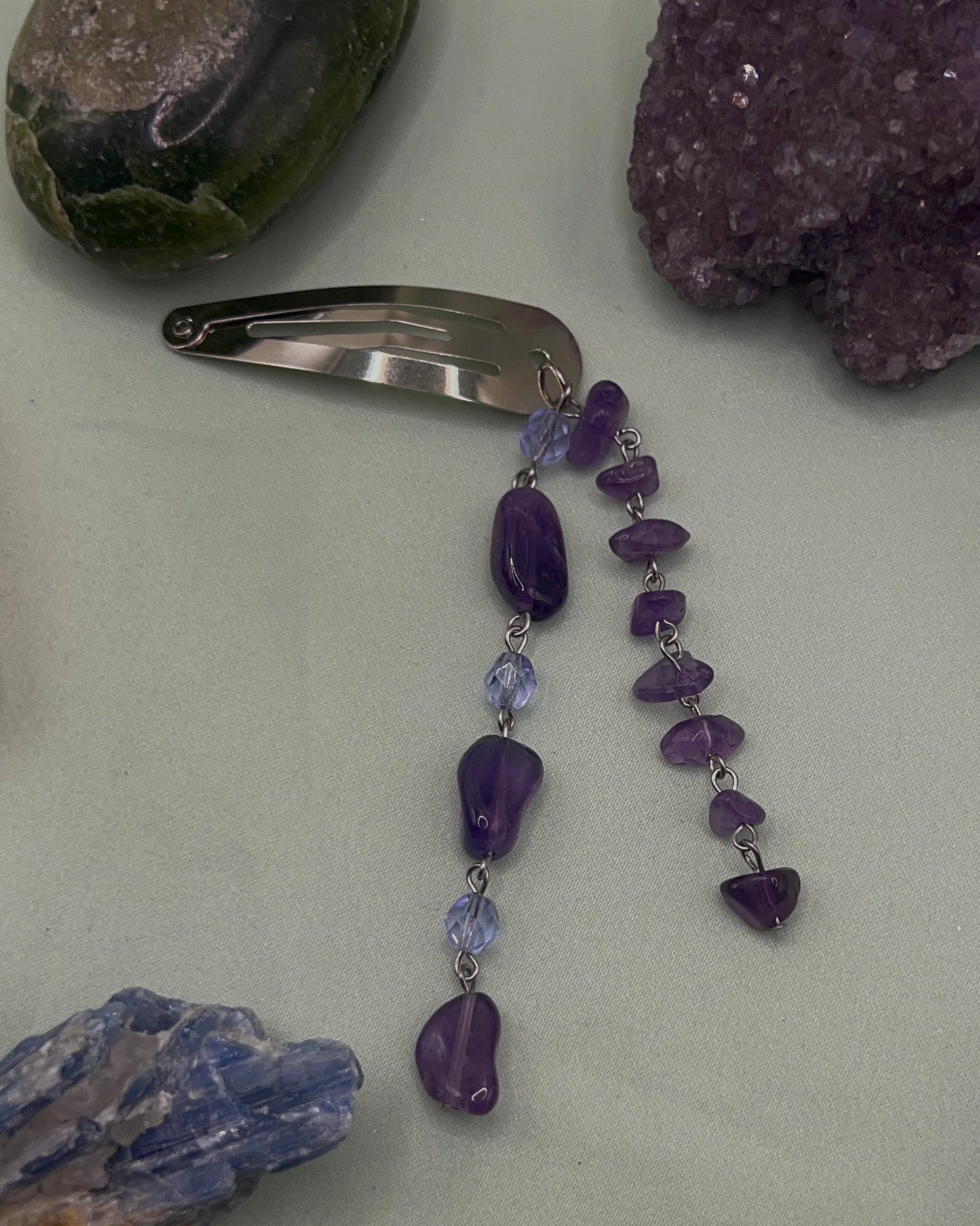 Amethyst Hair Clip