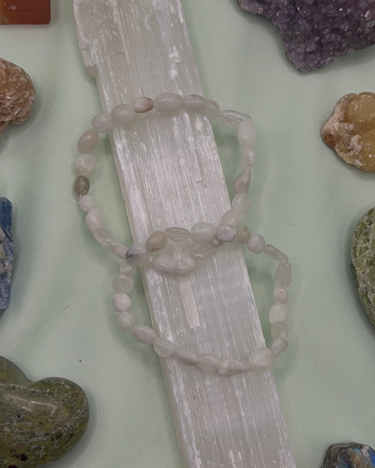 Crystal Pebble Bracelets