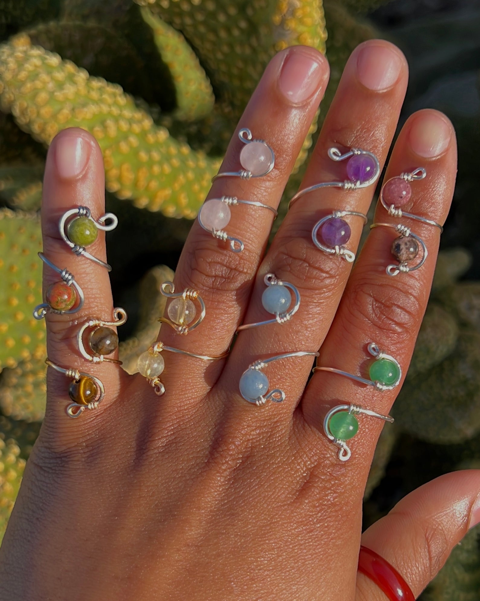 Adjustable Crystal Swirl Rings – The Lucky Libra