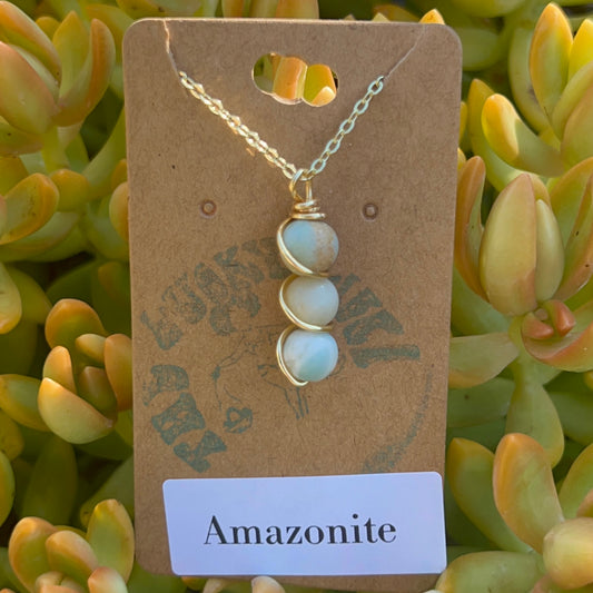 Amazonite Beaded Necklace