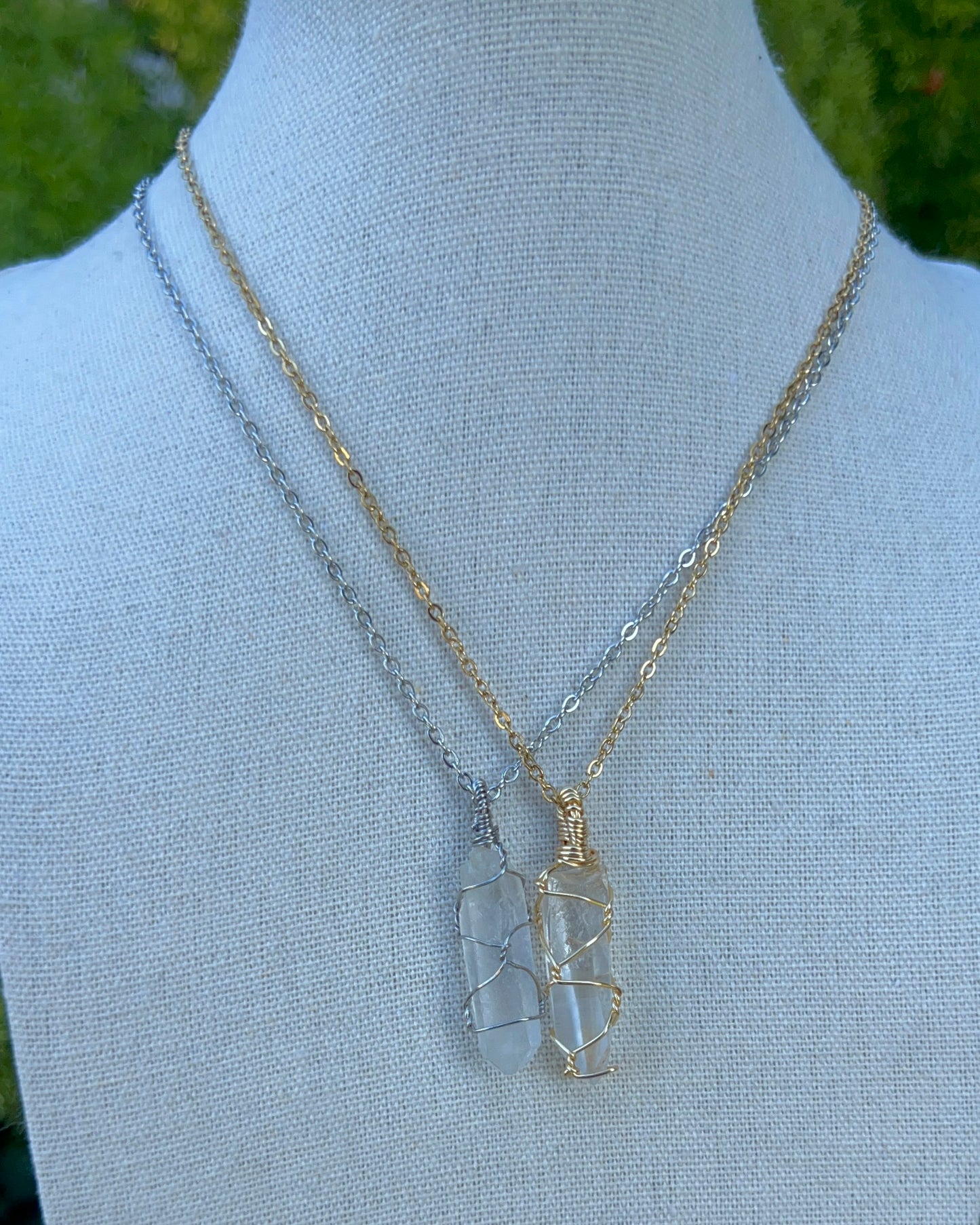 Mini Quartz Point Pendants