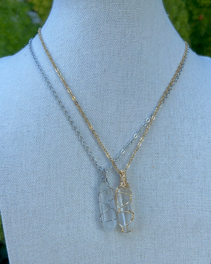 Mini Quartz Point Pendants