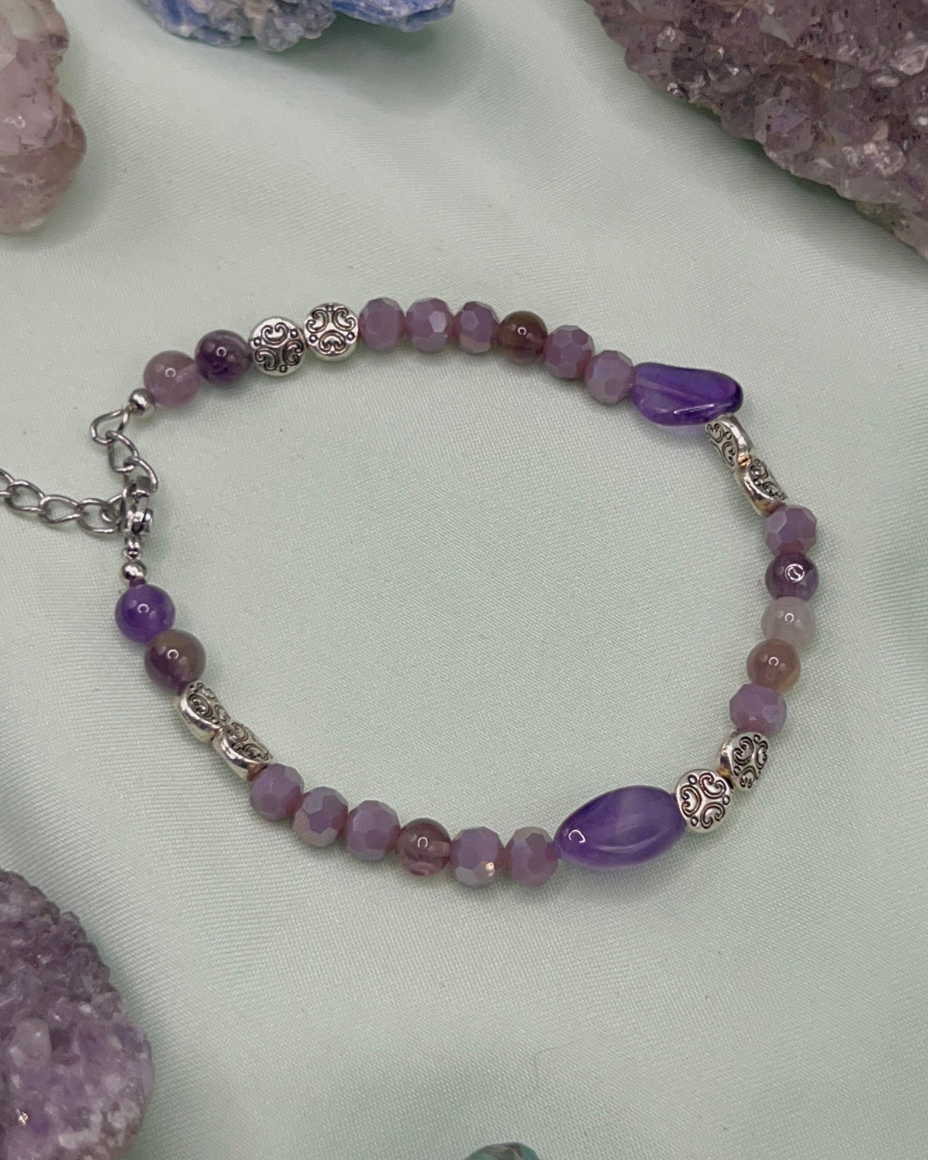 Lilac Anklet