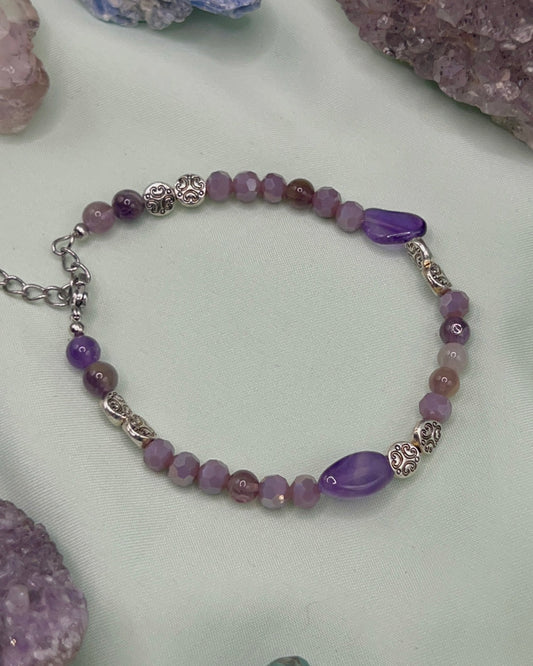 Lilac Anklet