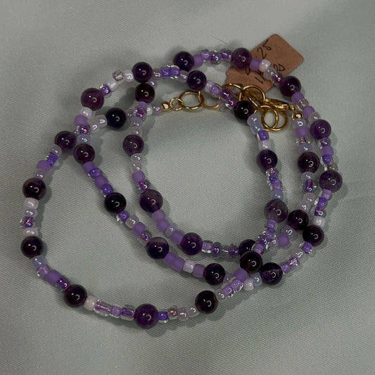 Amethyst Waist Beads