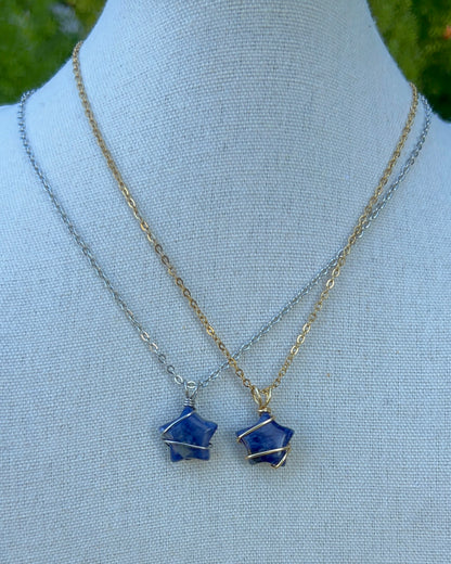 Sodalite Star Pendants