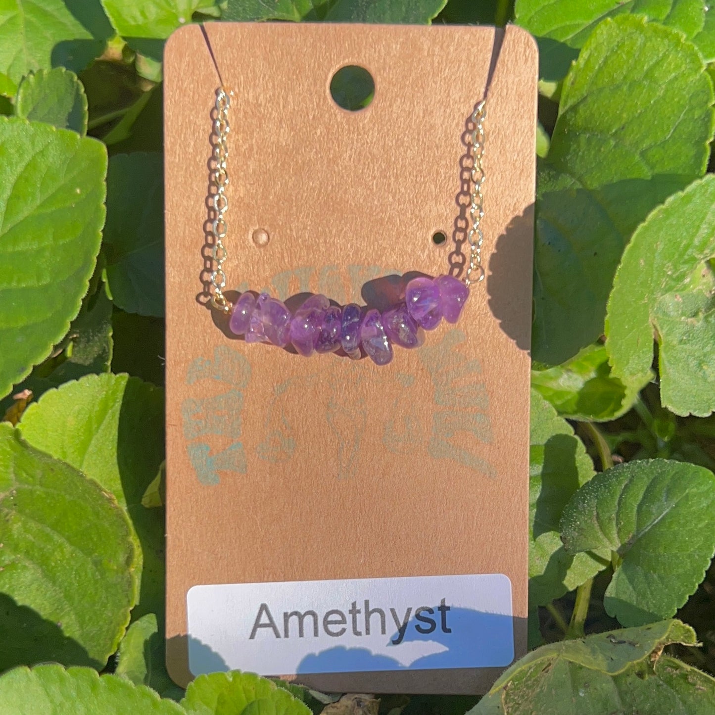 Amethyst Bar Necklace