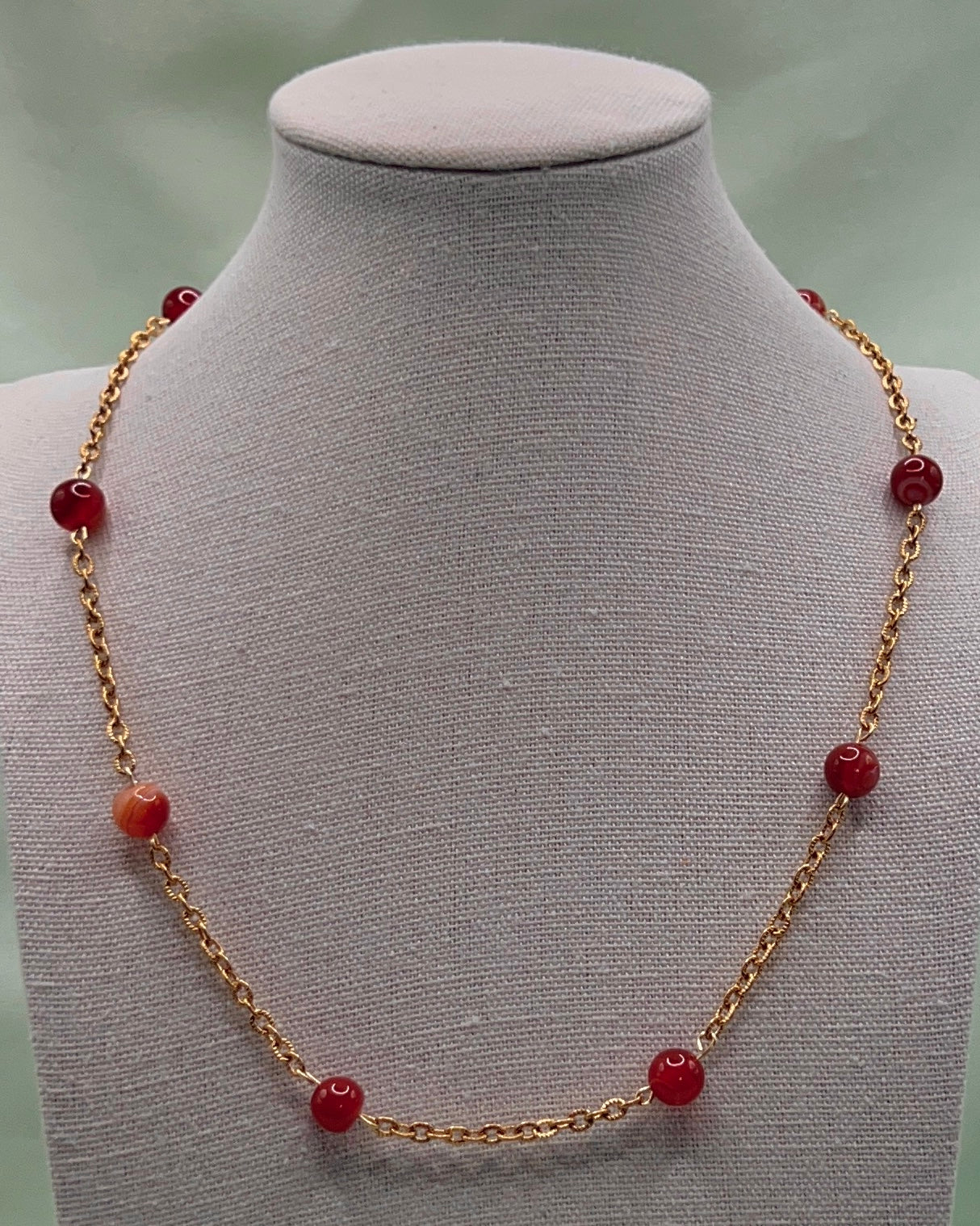 Carnelian Masc Chain