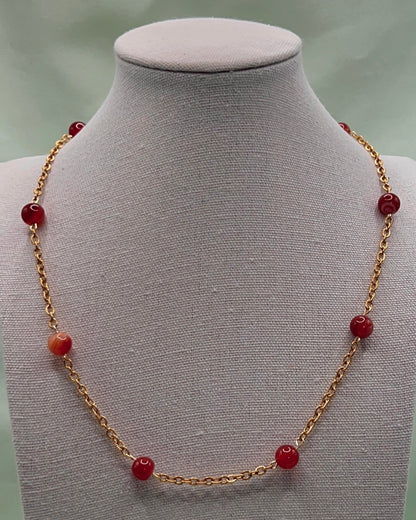 Carnelian Masc Chain