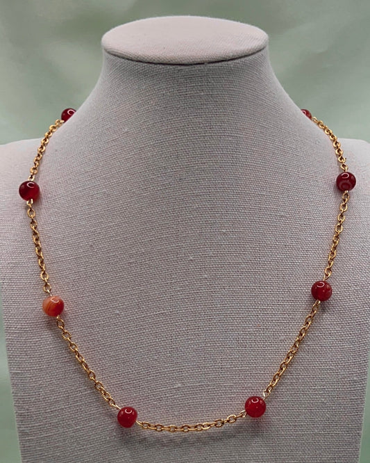 Carnelian Masc Chain