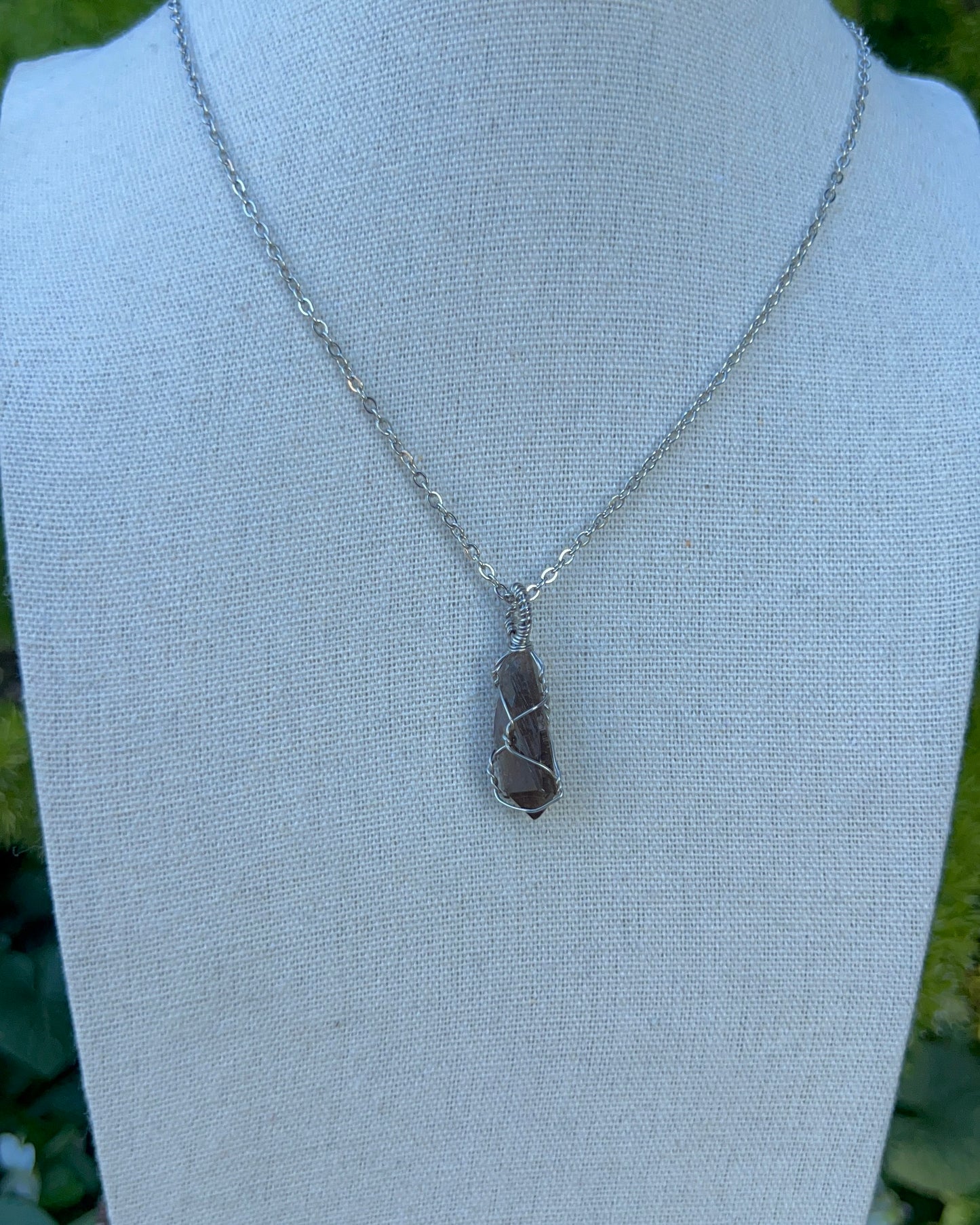 Mini Smoky Quartz Point Pendants