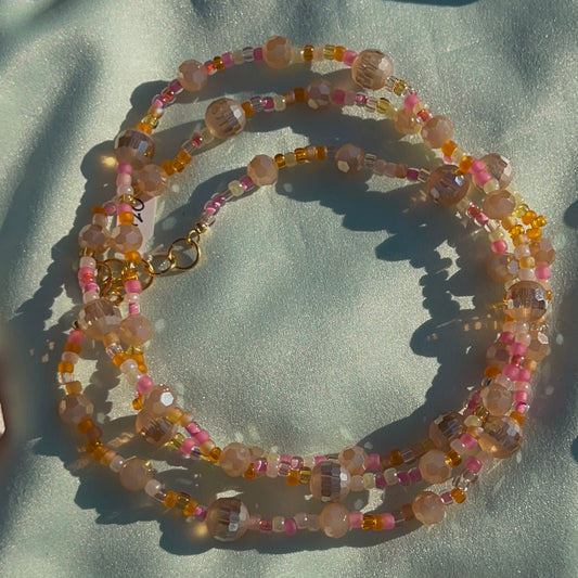 Orange Creamsicle Waist Beads