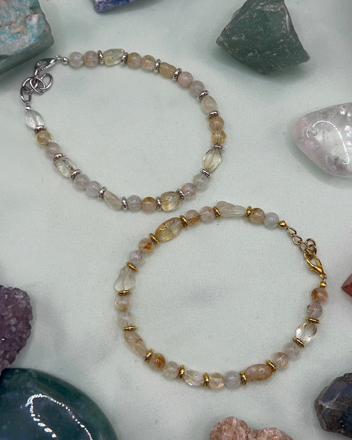 Mystic Crystal Anklets
