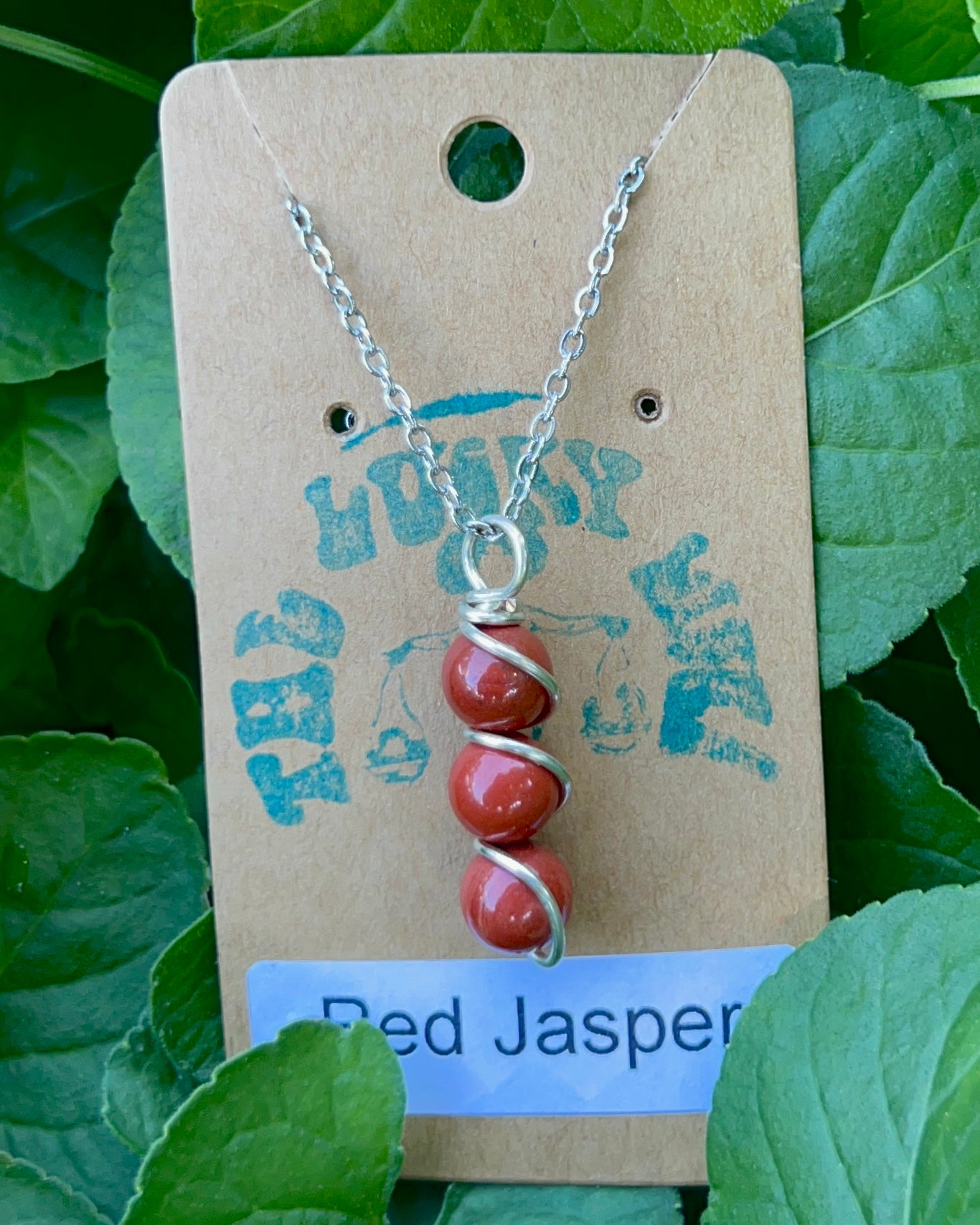 Triple Beaded Crystal Necklace