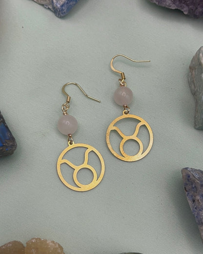 Taurus Charm Earrings