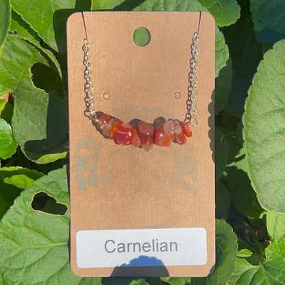 Carnelian Bar Necklace