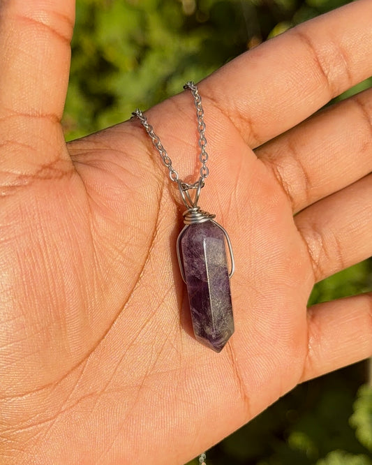 Amethyst Point Pendants
