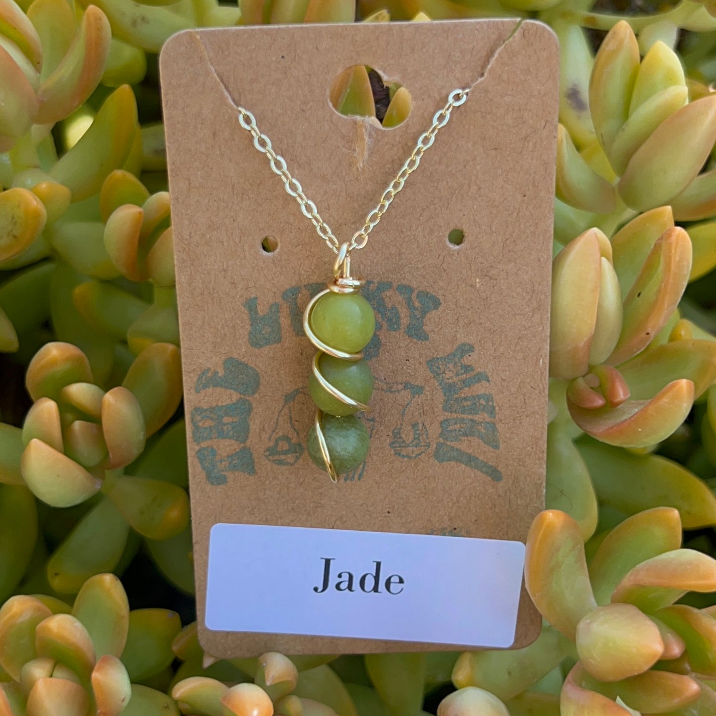 Jade Beaded Necklace