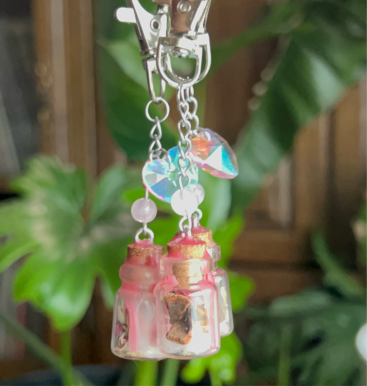 Love Spell Jar Keychains