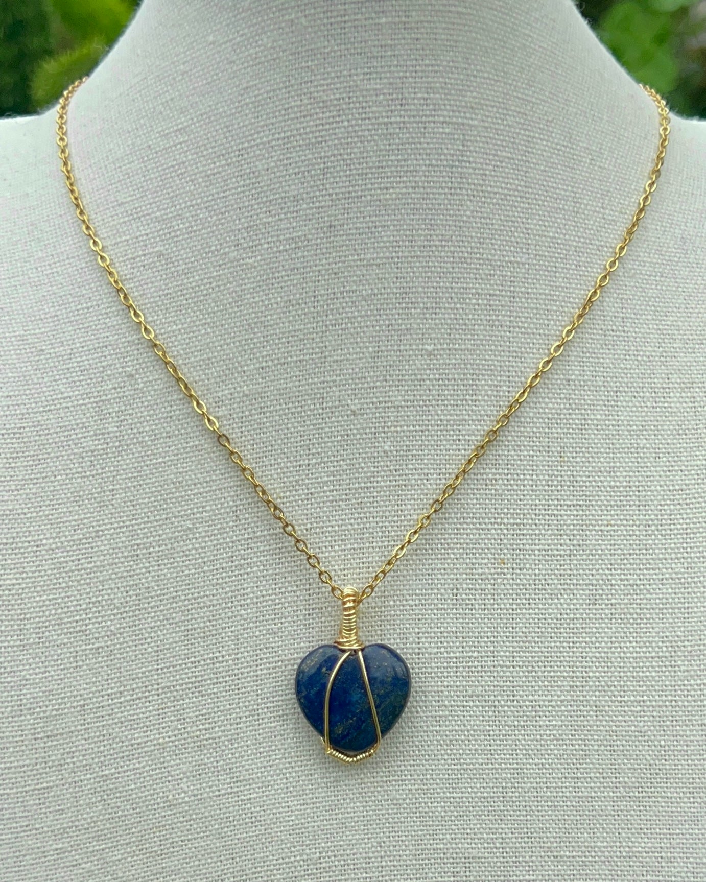 Lapis Lazuli Heart Pendant