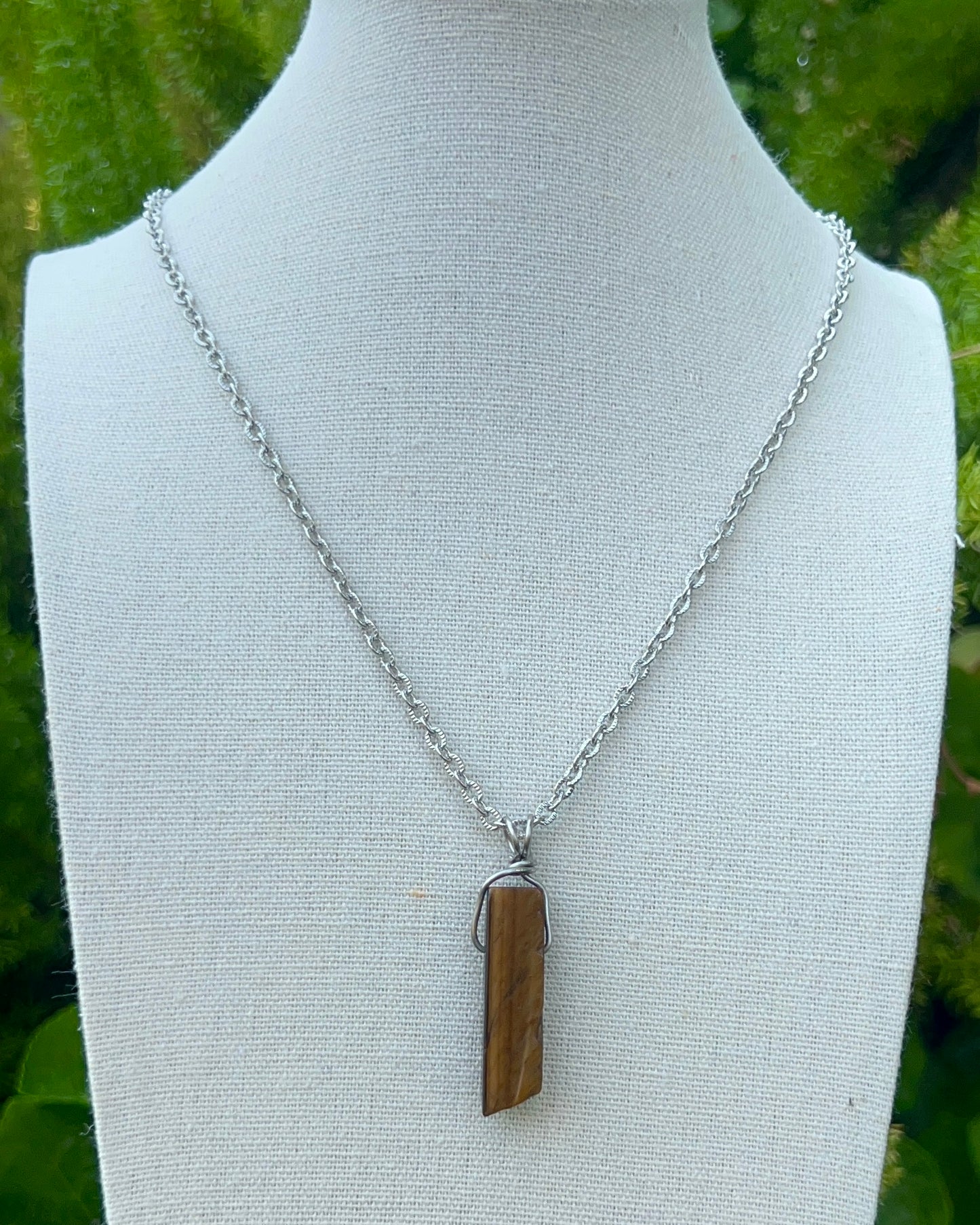 Tiger’s Eye Rec. Pendant
