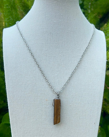 Tiger’s Eye Rec. Pendant