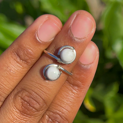 Adjustable Crystal Rings