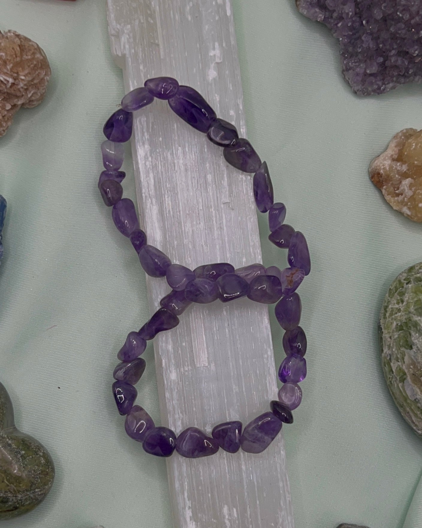 Crystal Pebble Bracelets