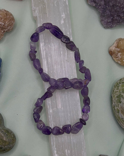 Crystal Pebble Bracelets