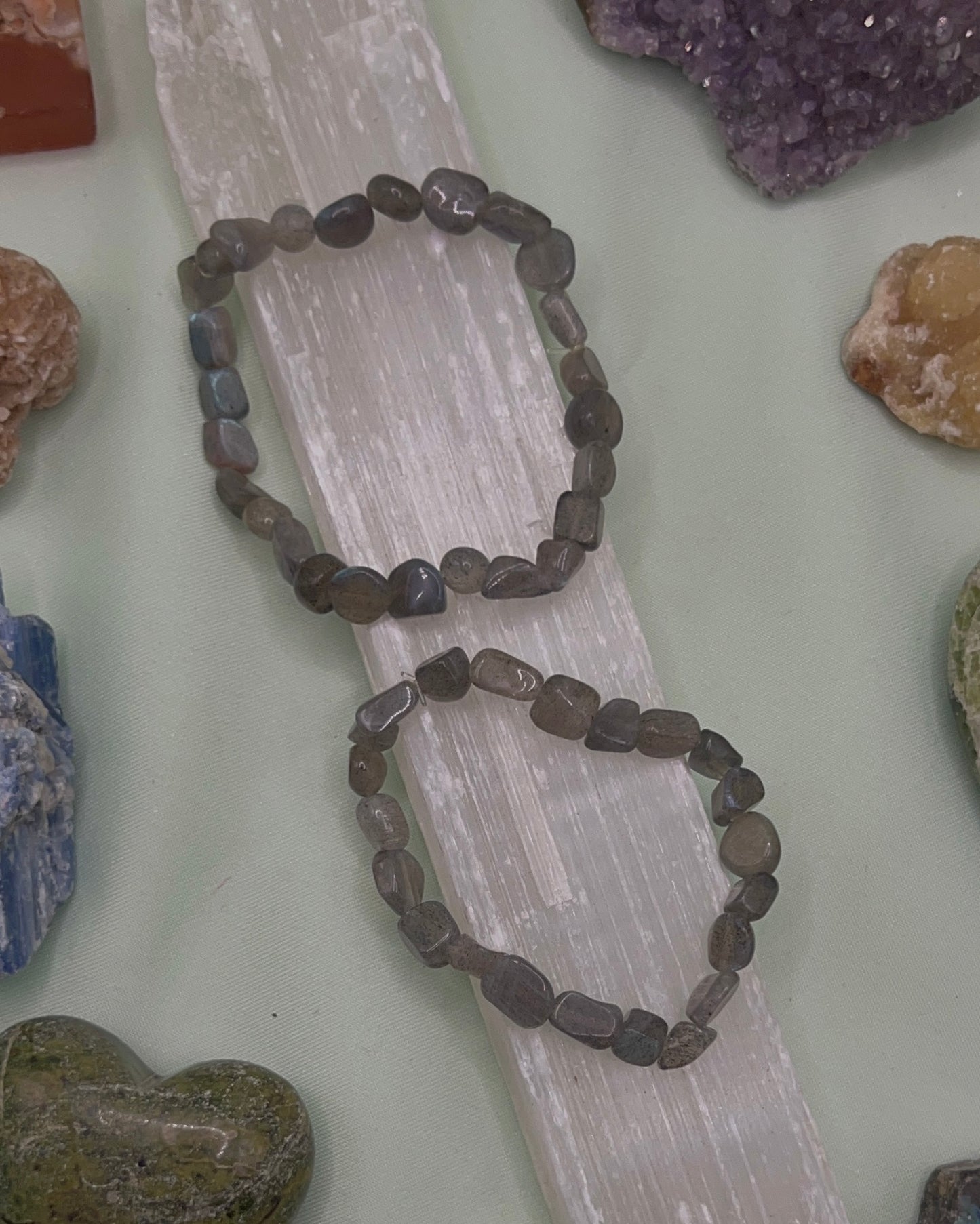 Crystal Pebble Bracelets