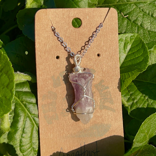 Amethyst Wrapped Necklace