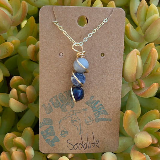 Sodalite Beaded Necklace