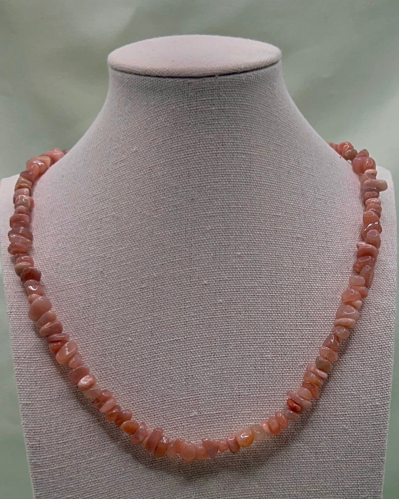Sunstone Crystal Chip Necklace