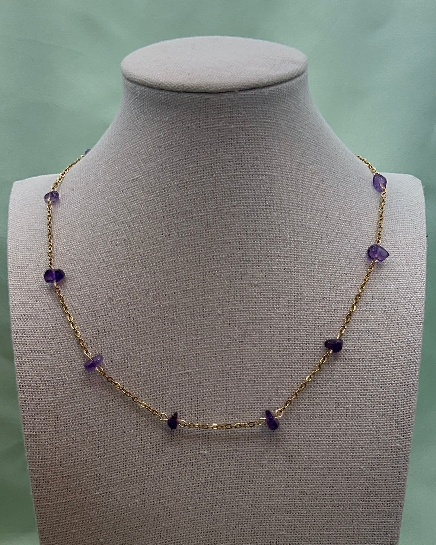 Dainty Amethyst Chain