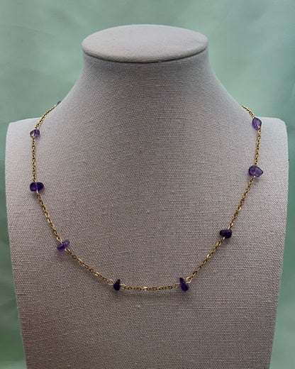 Dainty Amethyst Chain