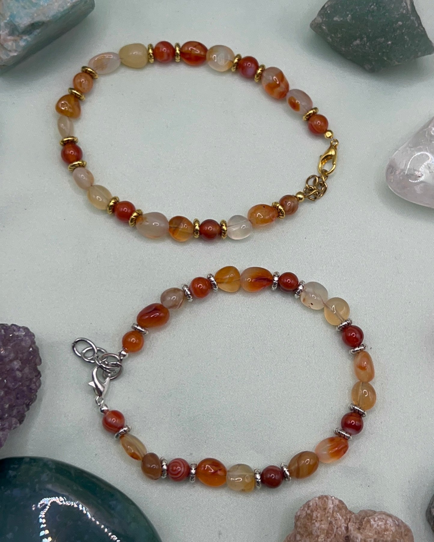 Mystic Crystal Anklets