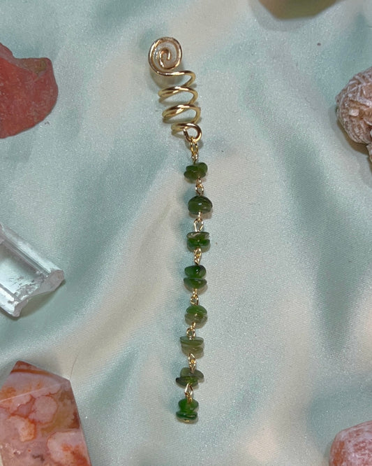 Jade Hair Charm