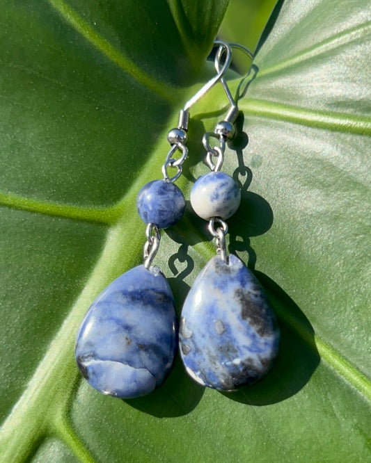 Sodalite Drop Earrings