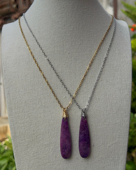 Lepidolite Pendant