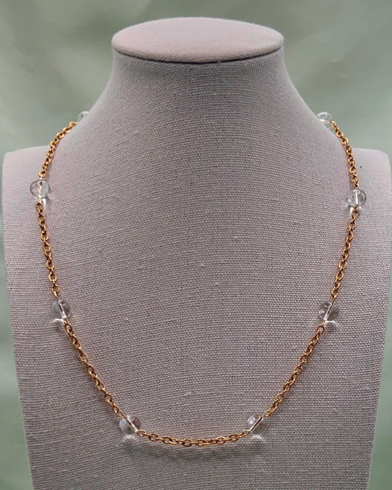 Clear Quartz Masc Chain