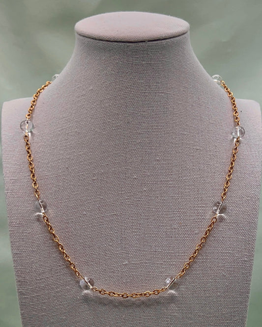 Clear Quartz Masc Chain