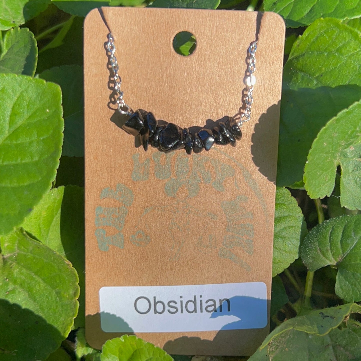 Obsidian Bar Necklace