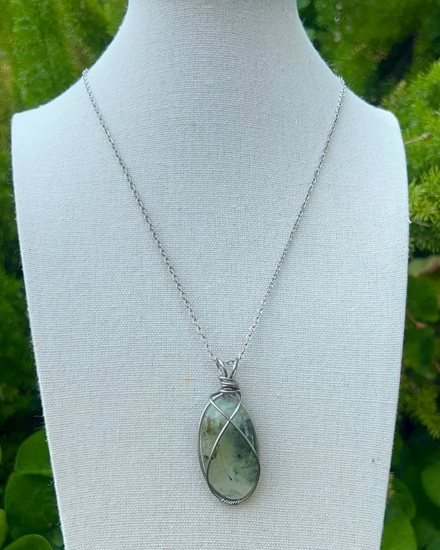 Prehnite Pendants
