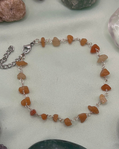 Dainty Crystal Anklets