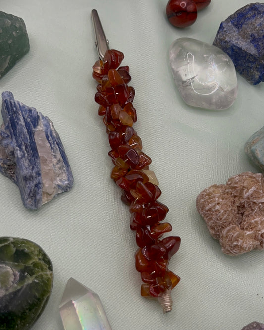 Carnelian Roach Clip