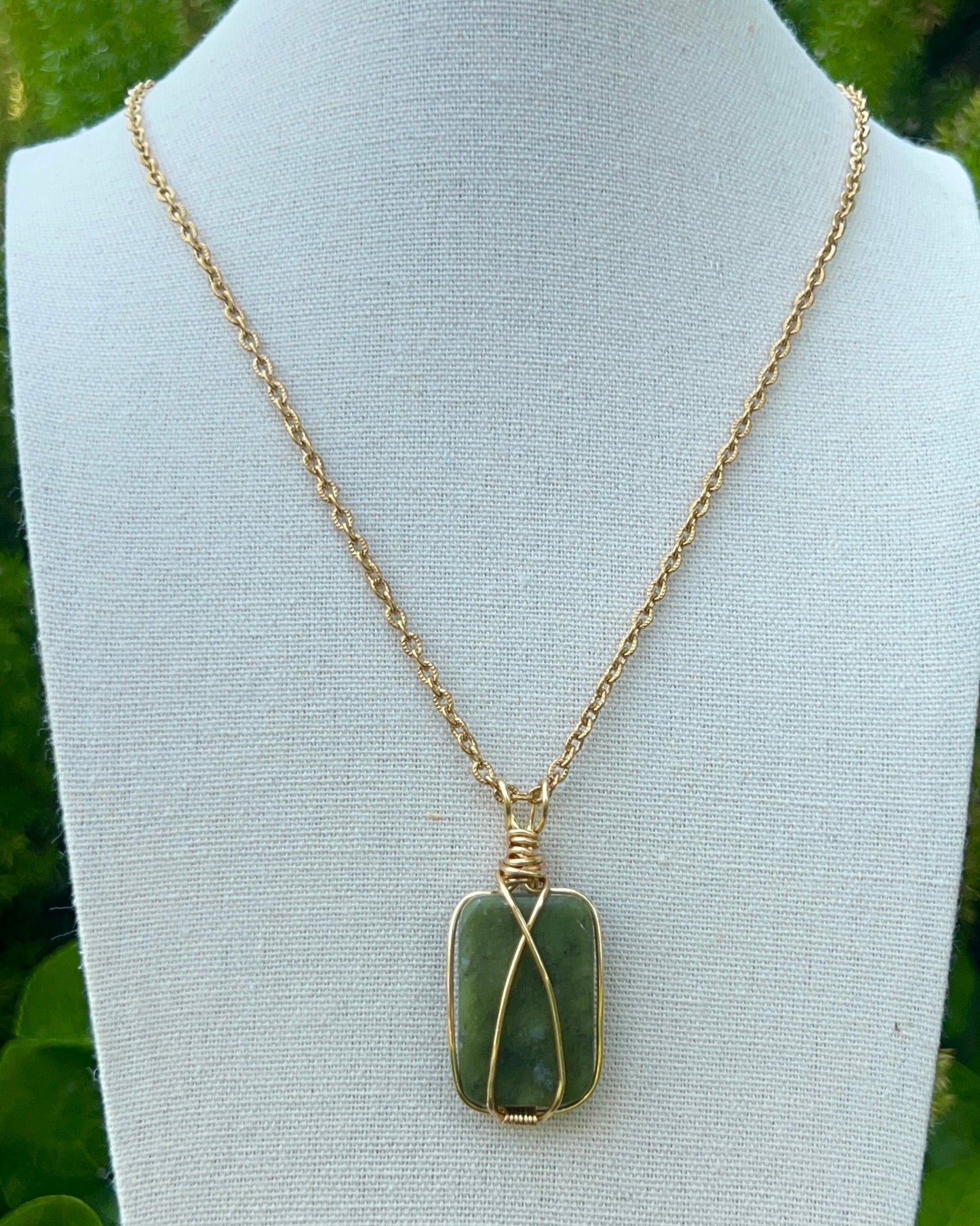 Jade Sq. Pendant