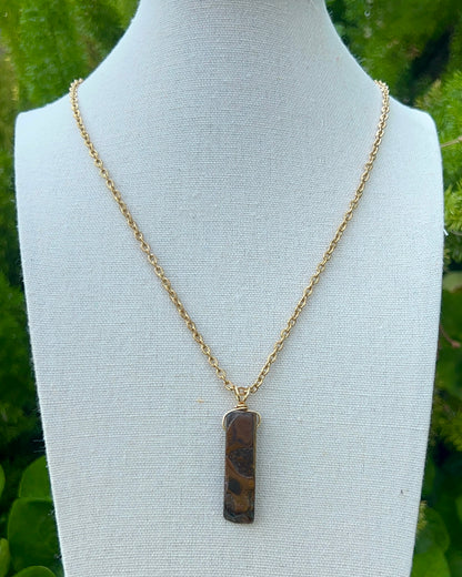 Tiger’s Eye Rec. Pendant