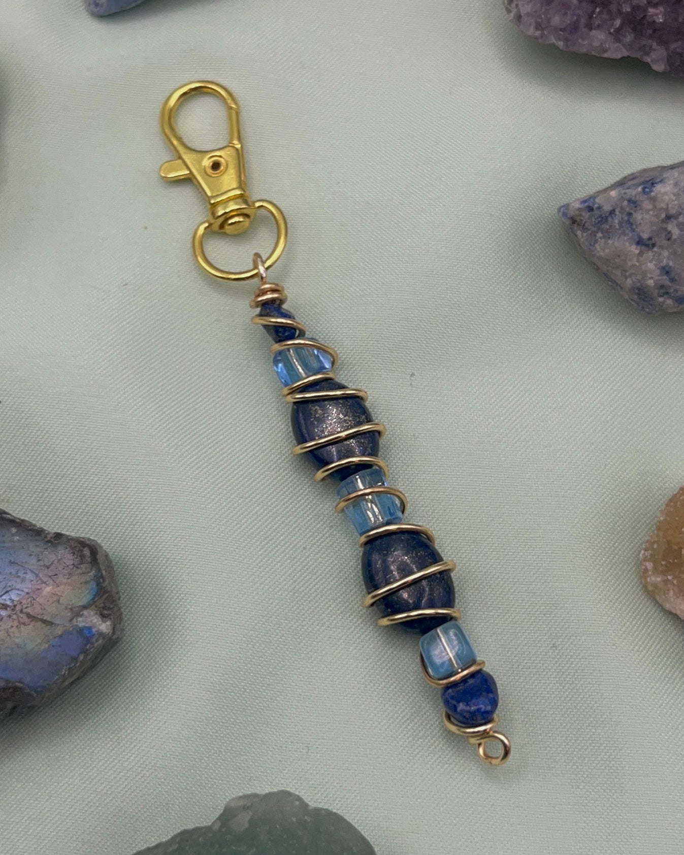 Indigo Keychain