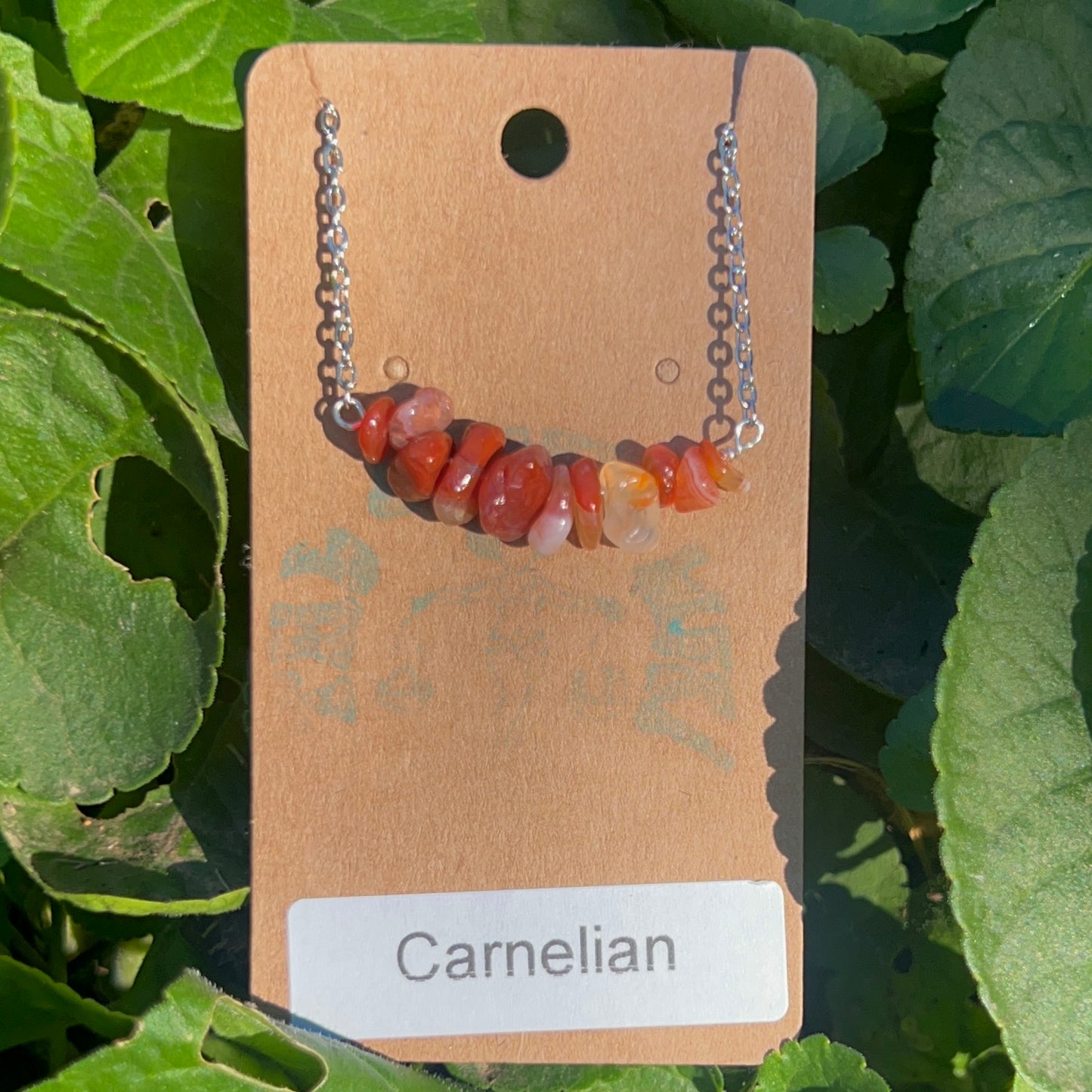 Carnelian Bar Necklace